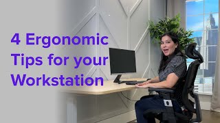 4 Simple Tips for an Ergonomic Workstation: Boost Comfort and Productivity!