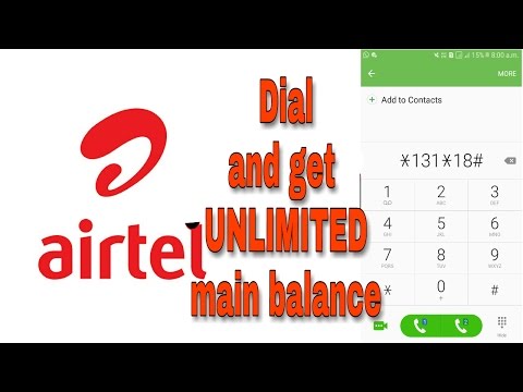 Get UNLIMITED airtel main balance for free. (Closed) Get UNLIMITED airtel main balance for free. (Closed)