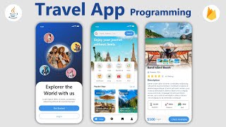 Travel app Android Studio Project with Firebase \u0026 Java