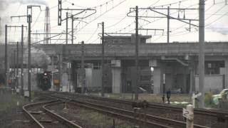 ＳＬ人吉　新八代駅発車　2012年　ダイヤ改正後