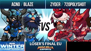 Acno & Blaze vs Zyder & 720Polyshot - Loser's Final - Winter Championship 2021 - EU 2v2