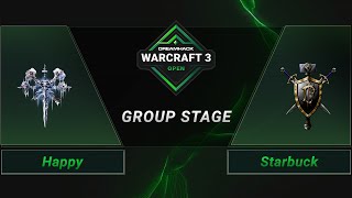 WC3 - Happy vs. Starbuck - Groupstage - DreamHack WarCraft 3 Open: Summer 2021 - Europe