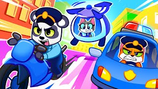 Police Officer Rescue Team | Safety Tips | Good Habits | Animated Stories | Purr-Purr