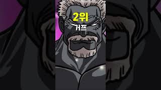 원피스 무장색 패기가 강력한 인물 TOP4