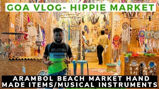 Famous Hippie Market Arambol | Arambol Beach Market | Goa Vlog | Russian Market Arambol |