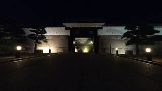 【4K/素材】大阪城公園　夜まとめ【大阪府】