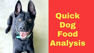 Dog Food Analysis. Good vs Bad dog food.