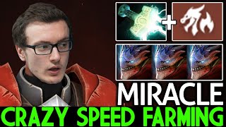 MIRACLE [Dragon Knight] Crazy Speed Farm Imba New Facets Dota 2