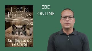 EBD LIÇÃO 8: JESUS VIVEU A EXPERIÊNCIA HUMANA.