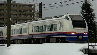 特急しらゆき2号新井行きE653系H201編成　信越本線上り52M