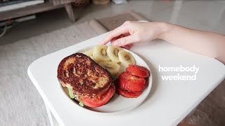 homebody weekend (tomato brie grilled sandwich) ⎮ vlog 59