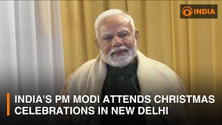 India's Prime Minister Modi attends Christmas celebrations in New Delhi