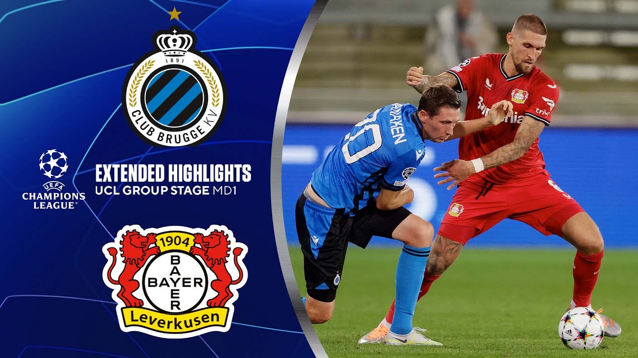 Club Brugge Vs. Bayer Leverkusen: Extended Highlights | UCL Group Stage ...