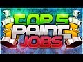 BEST PAINTSHOP CAMOS! - Top 5 Black Ops 3 Paintjobs (Paintshop Series #1)