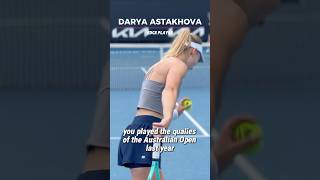 Interview Time with Darya Astakhova,  making her comeback at the Australian Open after an injury!