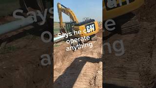 They ALL say they can OPERATE!! 🐛 #2 #work #fail #construction #equipment #excavator #shorts #funny