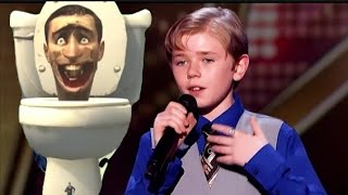 Kid sings Skibidi Toilet in America gots talent 2