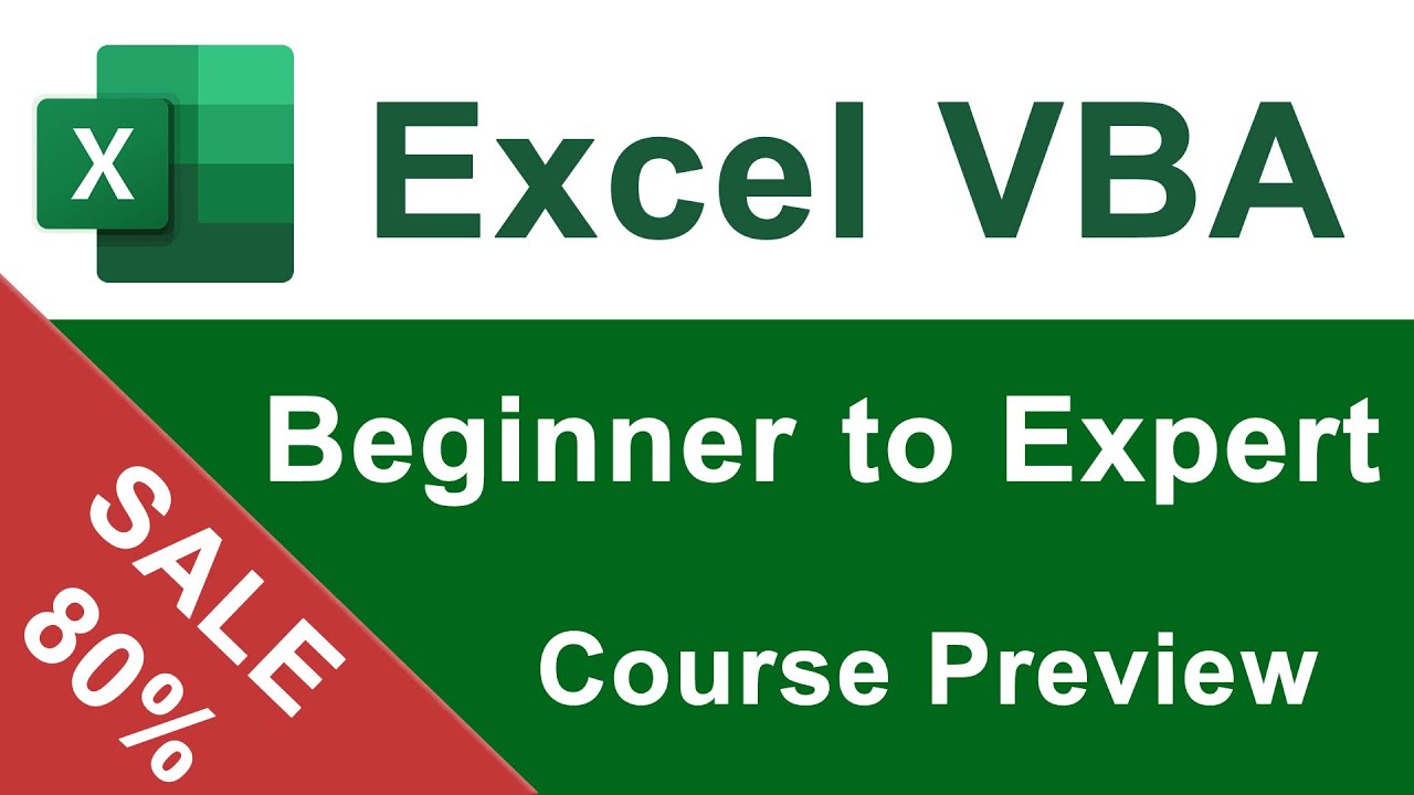 The Full Excel VBA Course Preview - YouTube