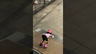 #inlineskate #rollerblading #skate #4yearsold #girl #インラインスケート #4歳