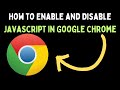 How to Enable and Disable JavaScript in Google Chrome on Windows 11