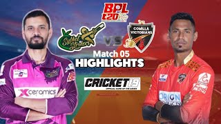Comilla Victorians vs Sylhet Strikers Full Match Highlights | BPL 2023 Match 5 Highlights
