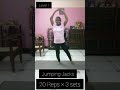 Jumping Jacks, Whole Body, Weight Loss & Burning Calories/Fat exercise, Different Variations #shorts