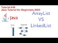 ArrayList vs Linkedlist in Java Collection Framework