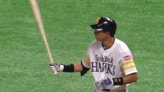 川﨑宗則 日本復帰 本拠地初打席、の様子 2017.5.2