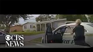 Video shows Florida deputy fatally shooting teens in moving car