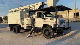 2006 GMC 7500 75 FT Elevator Forestry Bucket Truck  Lonestar Bucket Trucks