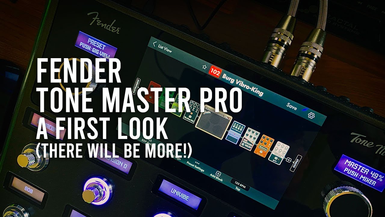 Fender: TONE MASTER PRO - A First Look - YouTube