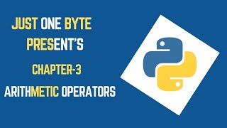 Chapter 3: Arithmetic Operators