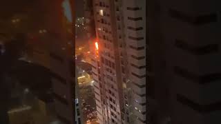 AJMAN TOWER DUBAI, HOW THE FIRE STARTED