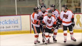 Grand Rapids Hockey vs Brainerd-Dec 2016-Highlights-Mn High School Hockey