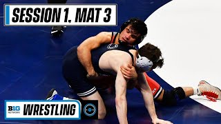 2021 Big Ten Wrestling Championships | Full Matches From Session 1, Mat 3 | March 6, 2021