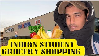 Indian student grocery shopping | LITHUANIA | ENGLISH 2024