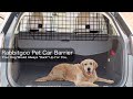 How to Use A Rabbitgoo Dog Car Barrier