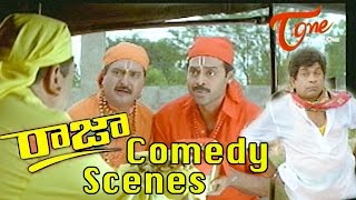 Raja  Movie Comedy Scenes || Back to Back || Venkatesh || Soundarya || Abbas || Sudhakar