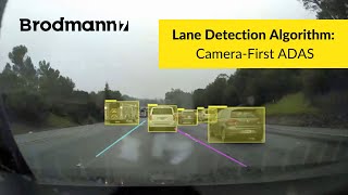Lane Detection Using Brodmann17 Dash Cam Vision-AI