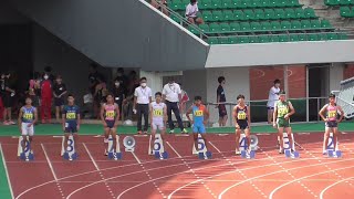 男子　少年Ａ　１００ｍ　準決勝　３組　長崎県国体予選　トランス・コスモススタジアム長崎　２０２２０７１７