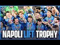 Napoli lift the scudetto 🏆 full medal ceremony & trophy celebration.