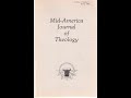 Theological Journals