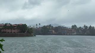 Rain at Moti Talav, Sawantwadi.