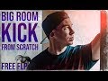 How To Make Big Room EDM Kick From Scratch In Massive | Free FLP