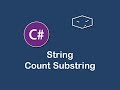 string count substrings in c#