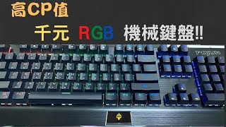 POJUN 波軍 PJ01 RGB機械式鍵盤 高CP值 千元 RGB機械鍵盤