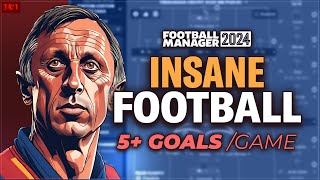 INSANE Cruyff Tactic Is UNREAL In FM24 | Football Manager Best Tactics