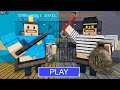 MINECRAFT BARRY THIEF Vs MINECRAFT BARRY POLICE in BARRY'S PRISON RUN! New Scary Obby (#Roblox)