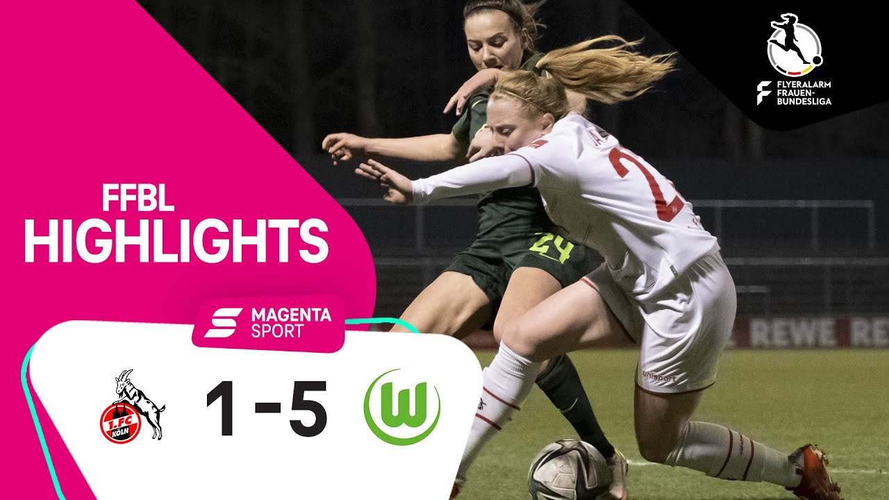 1. FC Köln - VfL Wolfsburg | Highlights FLYERALARM Frauen-Bundesliga 21 ...