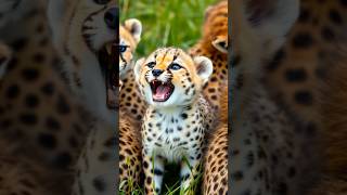 Cheetahs Can't Roar - Seriously? #facts #factshorts  #cheetah #cats